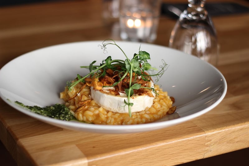 Lemon Risotto with Blueberries